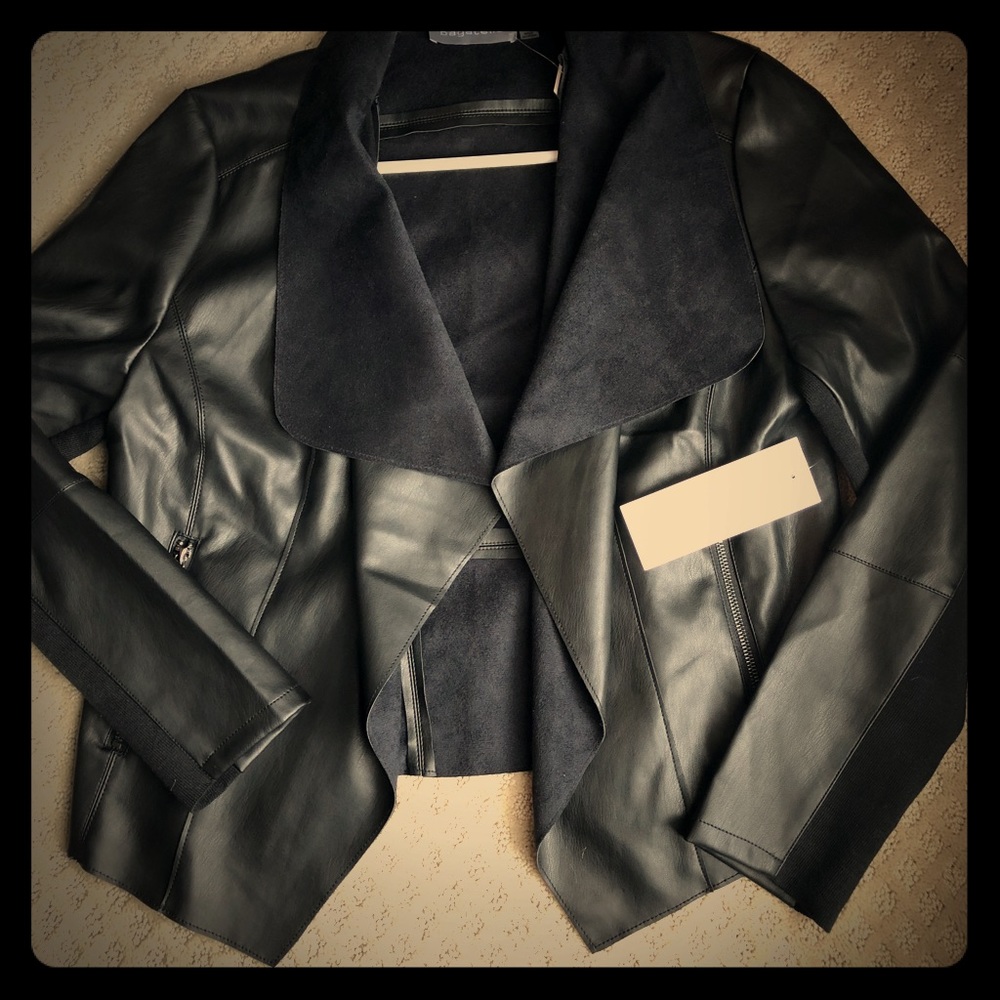 Moto cropped jacket NWT